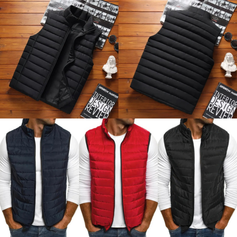 Herren wasserdichte warme Weste in modernem Design