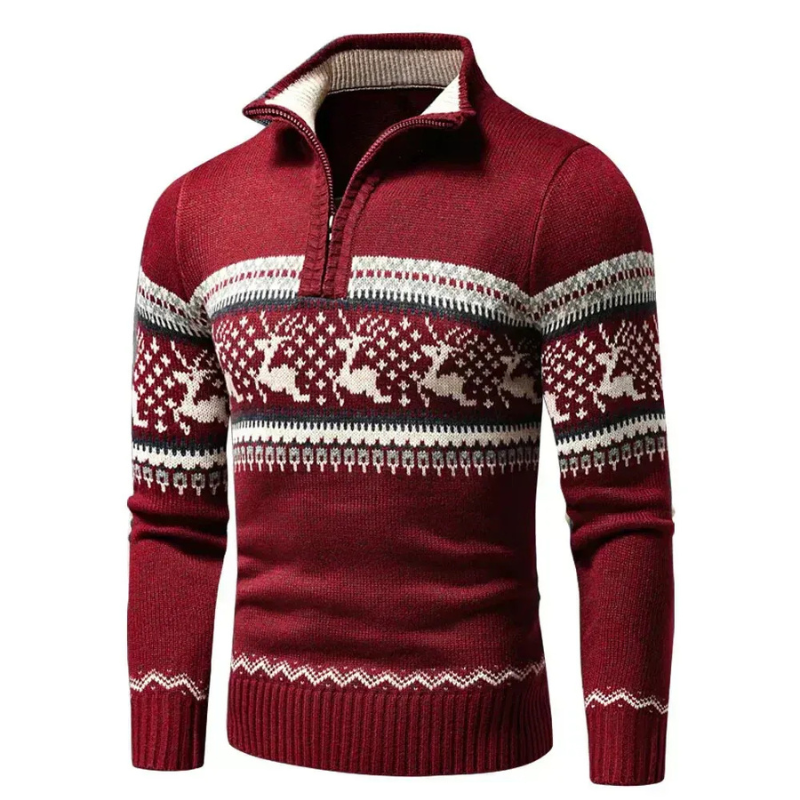 Herren-Weihnachtspullover mit festlichem Design, bequem und ideal für Feiern und Freizeit