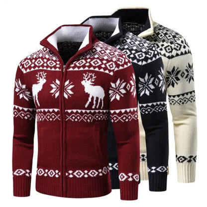 Herren-Weihnachtspullover mit festlichem Design, bequem und ideal für Feiern und Freizeit