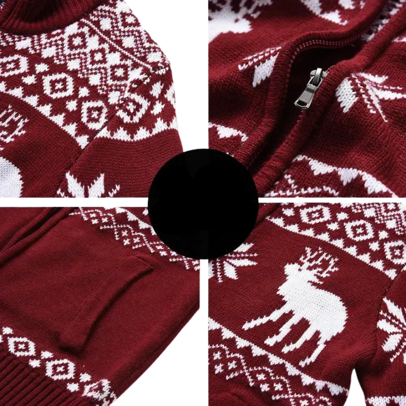 Herren-Weihnachtspullover mit festlichem Design, bequem und ideal für Feiern und Freizeit