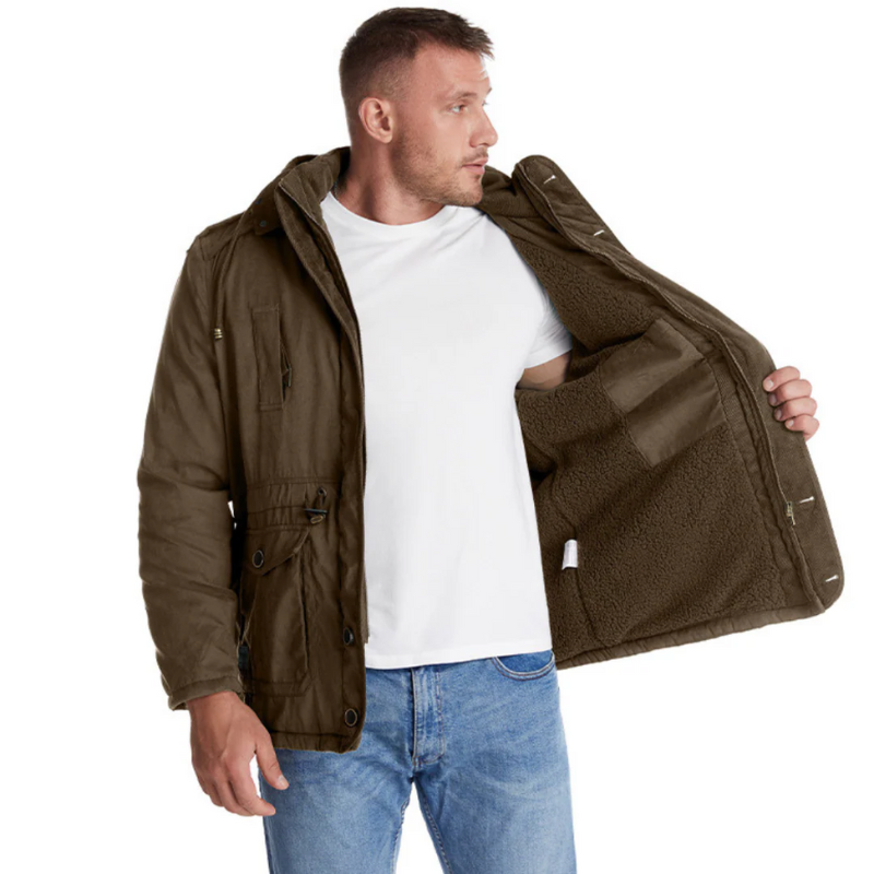 Herren wind- und wasserdichte Outdoorjacke für Schutz und Komfort