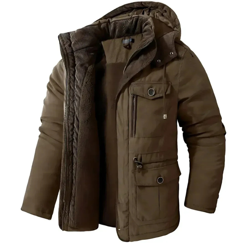 Herren wind- und wasserdichte Outdoorjacke für Schutz und Komfort