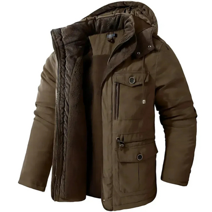 Herren wind- und wasserdichte Outdoorjacke für Schutz und Komfort