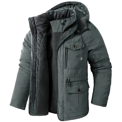 Herren wind- und wasserdichte Outdoorjacke für Schutz und Komfort