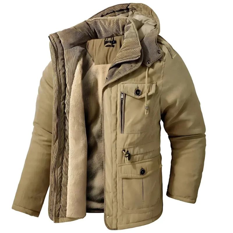 Herren wind- und wasserdichte Outdoorjacke für Schutz und Komfort
