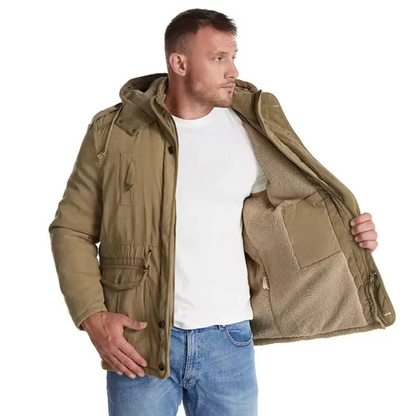 Herren wind- und wasserdichte Outdoorjacke für Schutz und Komfort