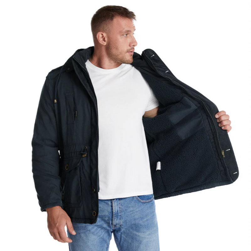 Herren wind- und wasserdichte Outdoorjacke für Schutz und Komfort