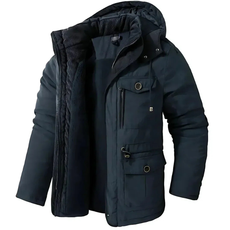 Herren wind- und wasserdichte Outdoorjacke für Schutz und Komfort