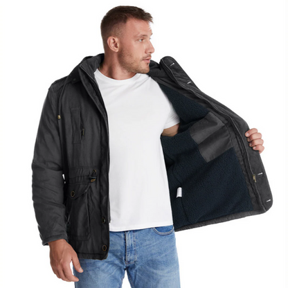 Herren wind- und wasserdichte Outdoorjacke für Schutz und Komfort