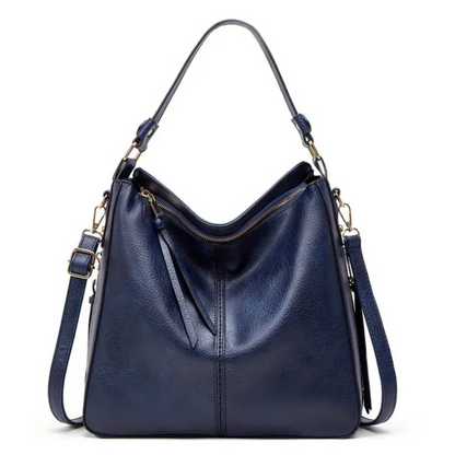 Klassisch elegante Damenhandtasche in zeitlosem Design mit praktischer Aufteilung