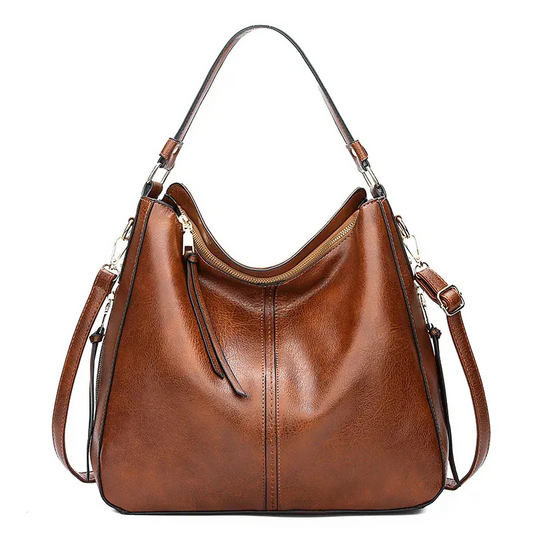 Klassisch elegante Damenhandtasche in zeitlosem Design mit praktischer Aufteilung