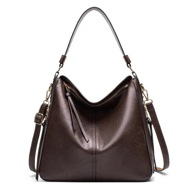 Klassisch elegante Damenhandtasche in zeitlosem Design mit praktischer Aufteilung