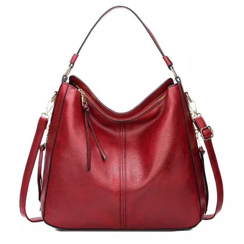 Klassisch elegante Damenhandtasche in zeitlosem Design mit praktischer Aufteilung