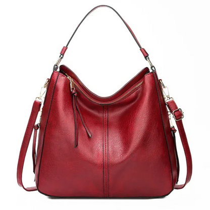 Klassisch elegante Damenhandtasche in zeitlosem Design mit praktischer Aufteilung