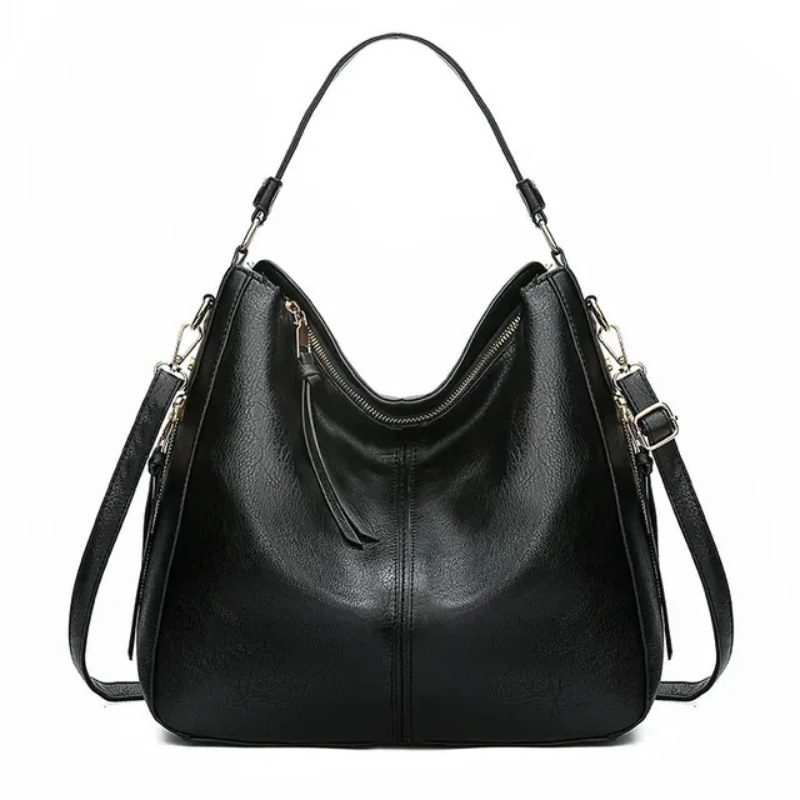 Klassisch elegante Damenhandtasche in zeitlosem Design mit praktischer Aufteilung