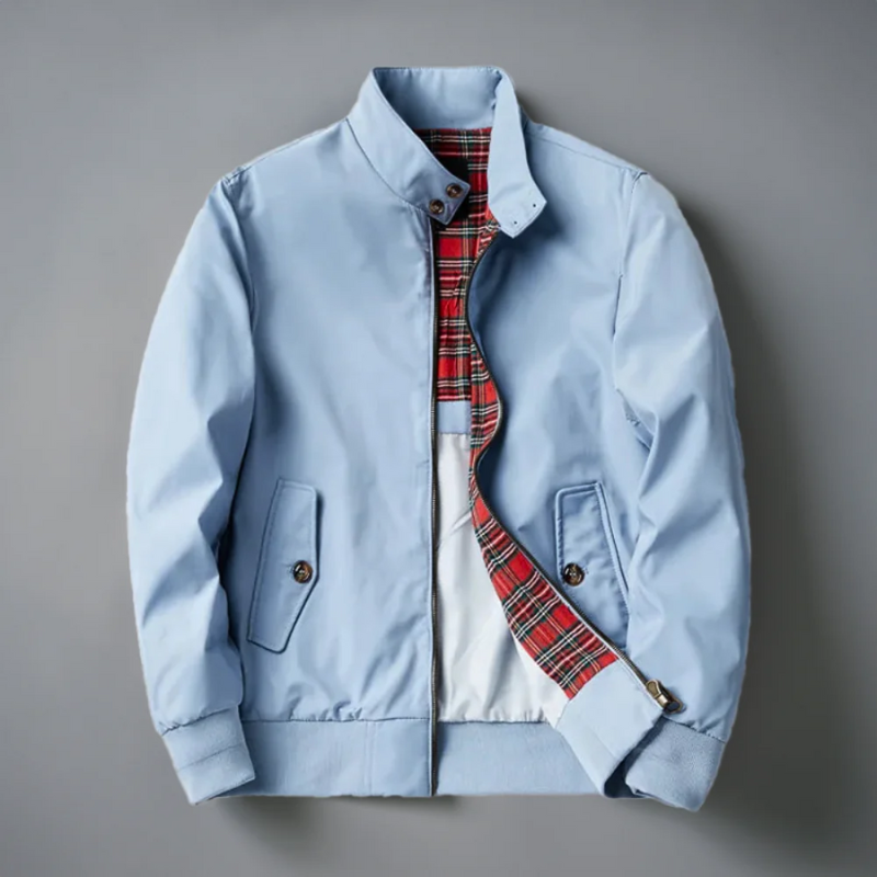 Klassische Bomberjacke für Herren mit modernem Schnitt und praktischem Design für Alltag und Freizeit.