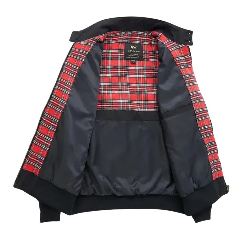 Klassische Bomberjacke für Herren mit modernem Schnitt und praktischem Design für Alltag und Freizeit.