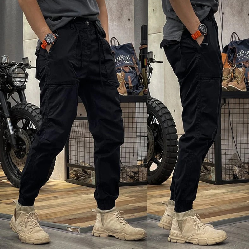 Klassische Cargohose für Herren mit mehreren Taschen und bequemem Schnitt