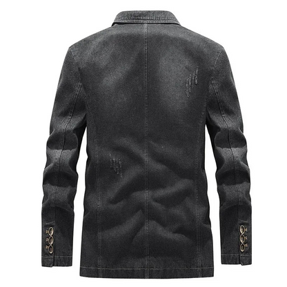 Klassische Jeansblazerjacke für Herren im eleganten und modernen Design.