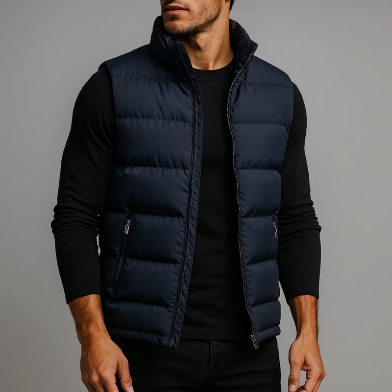Klassische Körperwärmerweste für Herren, moderne und praktische Outdoor-Weste