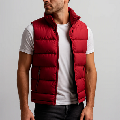Klassische Körperwärmerweste für Herren, moderne und praktische Outdoor-Weste