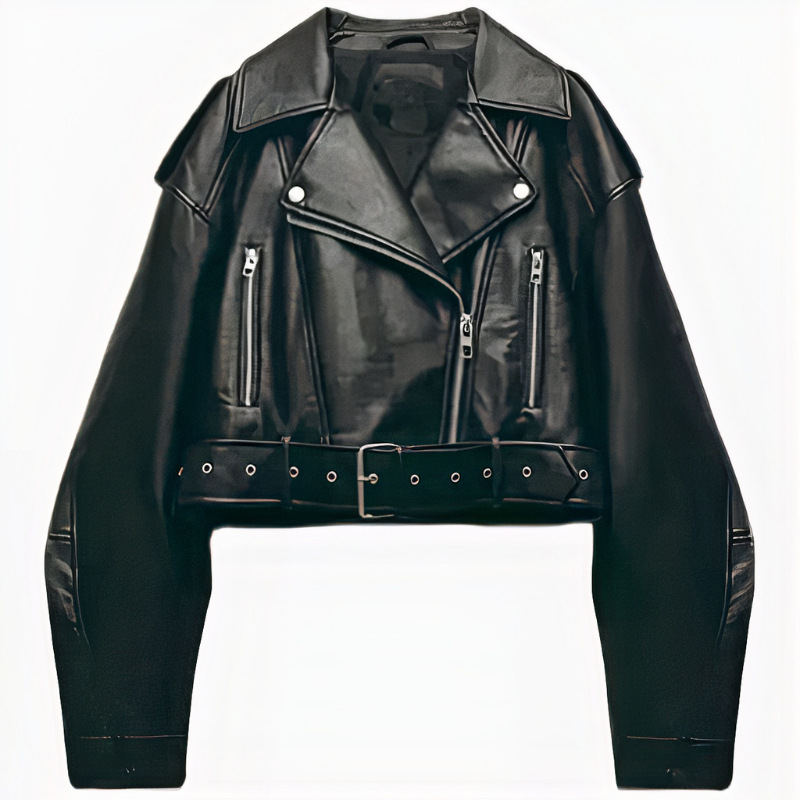 Klassische Motorradjacke für Damen in modernem und stilvollem Design