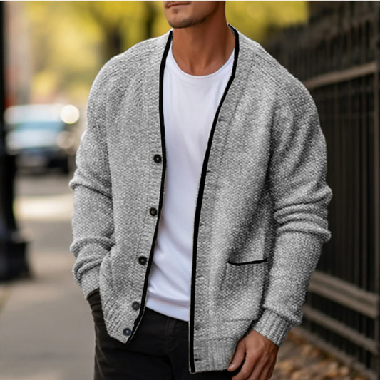 Klassische Strickjacke für Herren in elegantem und zeitlosem Design