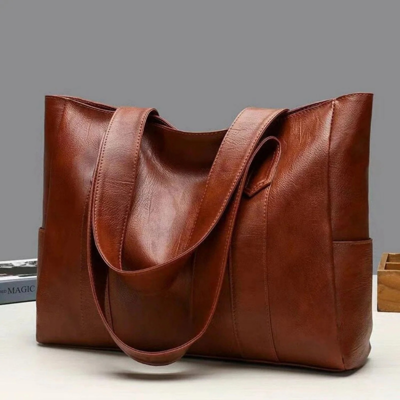  Klassische Tragetasche für Damen mit elegantem Design und praktischen Fächern