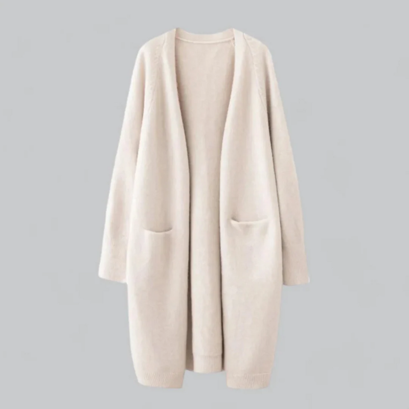 Klassische warme Strickjacke für Damen, stilvoll und bequem