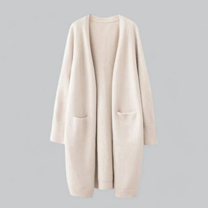 Klassische warme Strickjacke für Damen, stilvoll und bequem