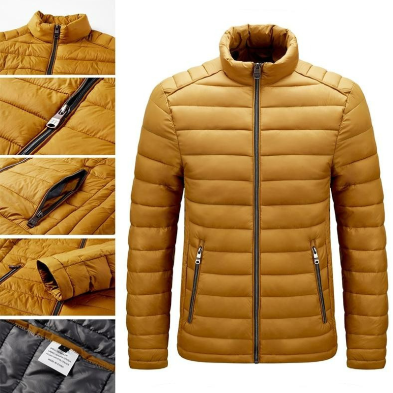Klassische warme Winterjacke für Herren mit elegantem Design und zuverlässigem Kälteschutz