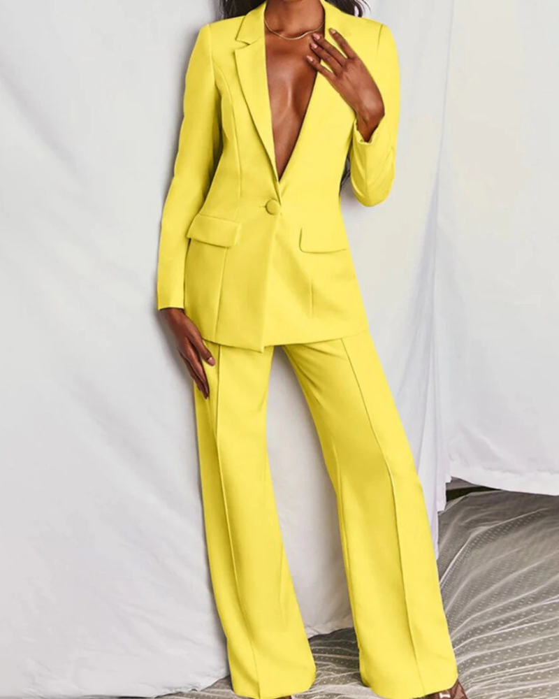 Klassischer Blazer und Hosenanzug für Damen für elegante und vielseitige Outfits