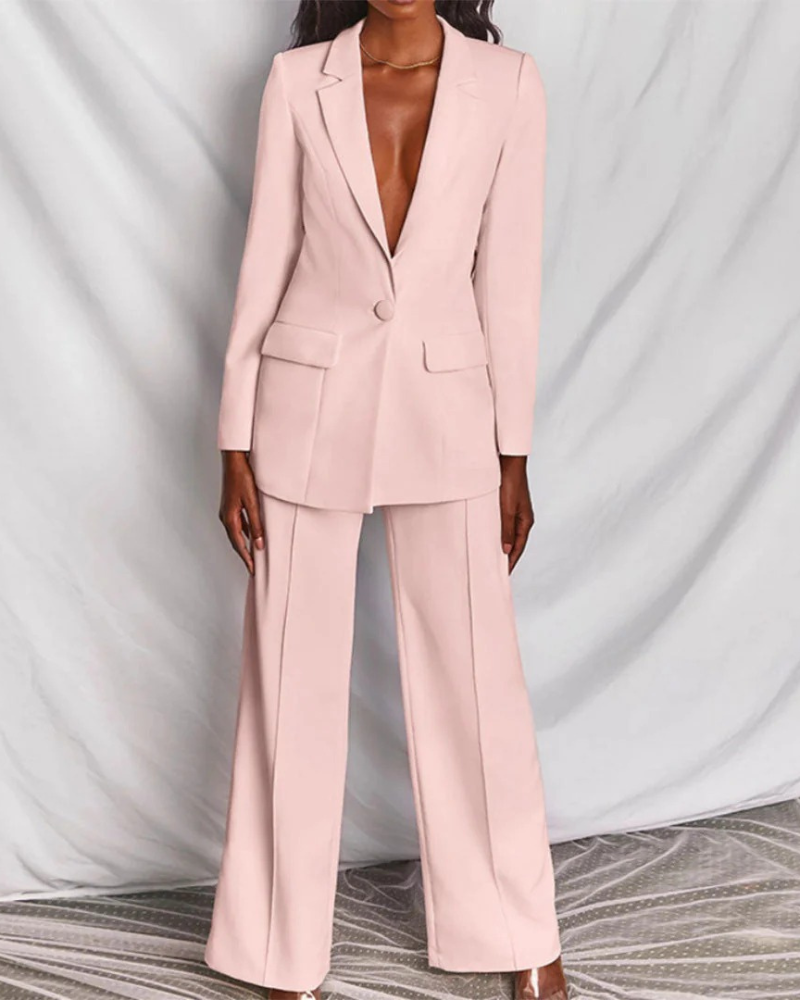 Klassischer Blazer und Hosenanzug für Damen für elegante und vielseitige Outfits