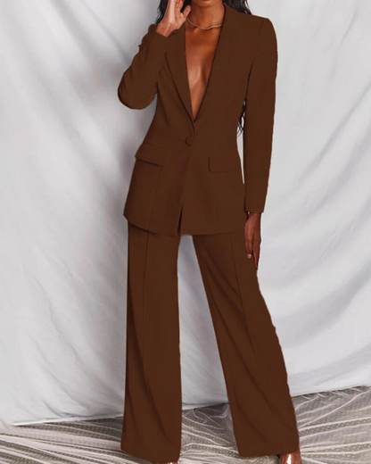 Klassischer Blazer und Hosenanzug für Damen für elegante und vielseitige Outfits