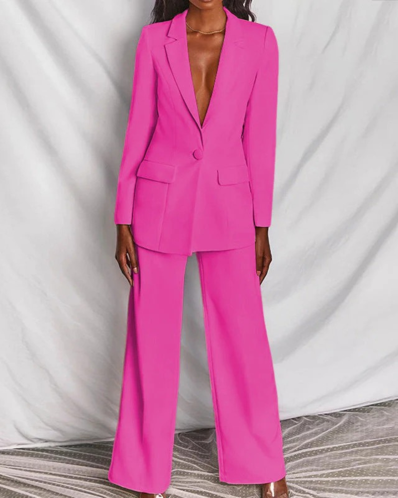 Klassischer Blazer und Hosenanzug für Damen für elegante und vielseitige Outfits