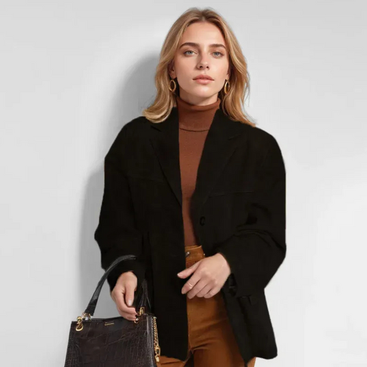 Klassischer Damen-Blazermantel in Übergröße für stilvolle Outfits