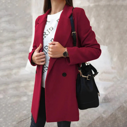 Klassischer eleganter Damenmantel mit zeitlosem Design für stilvolle Outfits