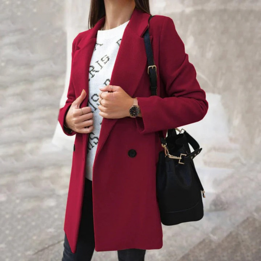 Klassischer eleganter Damenmantel mit zeitlosem Design für stilvolle Outfits