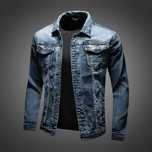 Lässige Jeansjacke für Herren in modernem, zeitlosem Design