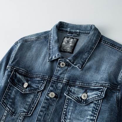 Lässige Jeansjacke für Herren in modernem, zeitlosem Design