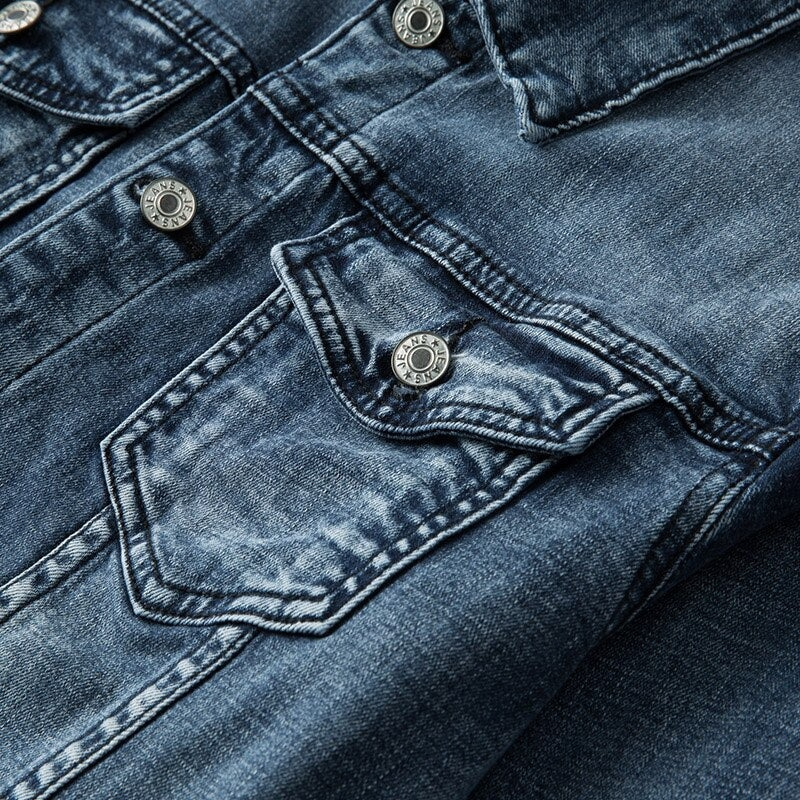 Lässige Jeansjacke für Herren in modernem, zeitlosem Design
