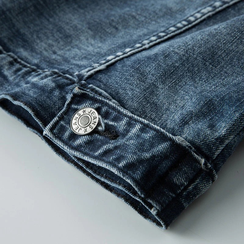 Lässige Jeansjacke für Herren in modernem, zeitlosem Design