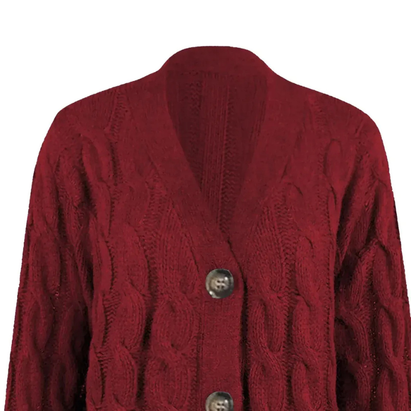 Lässige Strickjacke für Damen mit modernem und zeitlosem Design für jeden Anlass