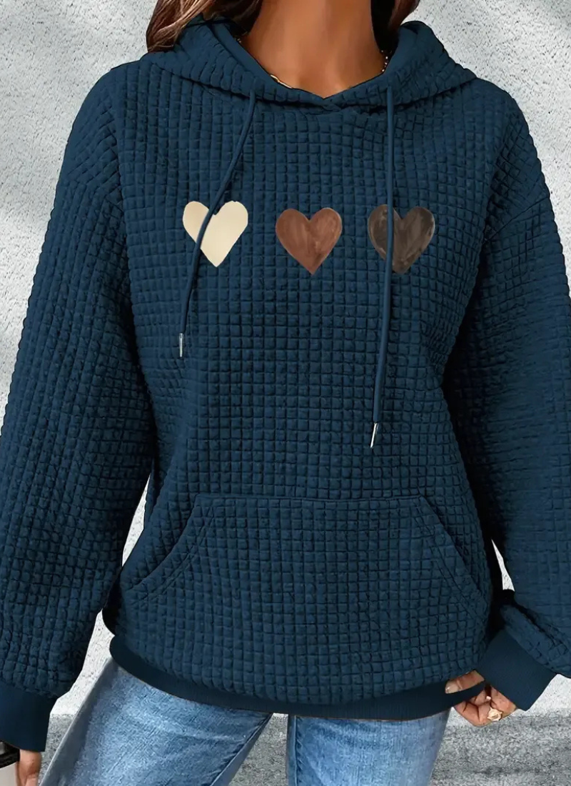 Lässiger Kapuzenpullover für Damen in modernem Look
