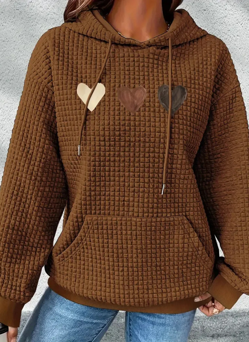 Lässiger Kapuzenpullover für Damen in modernem Look