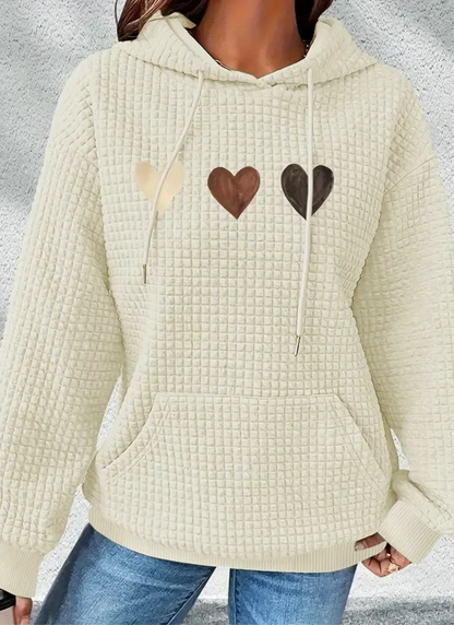 Lässiger Kapuzenpullover für Damen in modernem Look