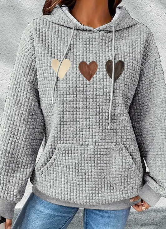 Lässiger Kapuzenpullover für Damen in modernem Look