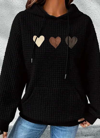 Lässiger Kapuzenpullover für Damen in modernem Look