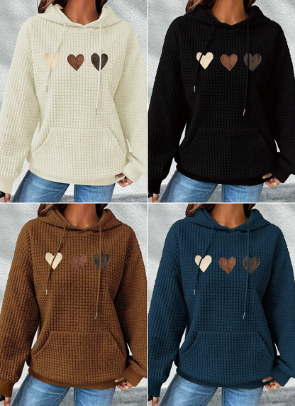 Lässiger Kapuzenpullover für Damen in modernem Look