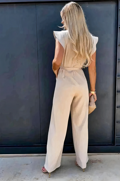 Lässiger Sommer-Jumpsuit für Damen mit lockerer Passform für warme Tage

